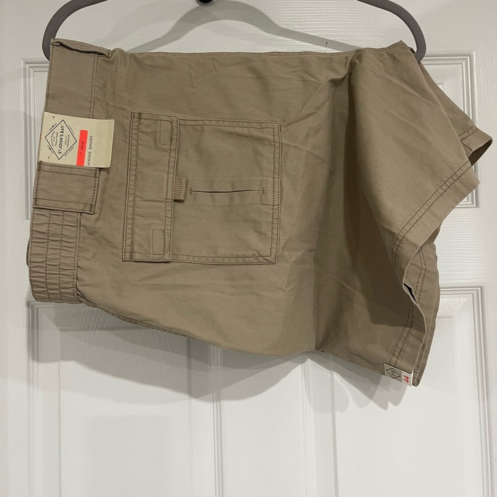 St. John's Bay Tan Cargo Shorts Cotton Blend Casual